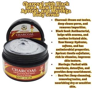 Black and White Charcoal Cleanser Exfoliant